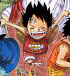 Luffy as a Child In The Manga