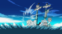 Blocs de construction du grand bateau Sunny One Piece - Sakura