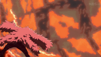 Los hilos de Doflamingo contra un meteorito