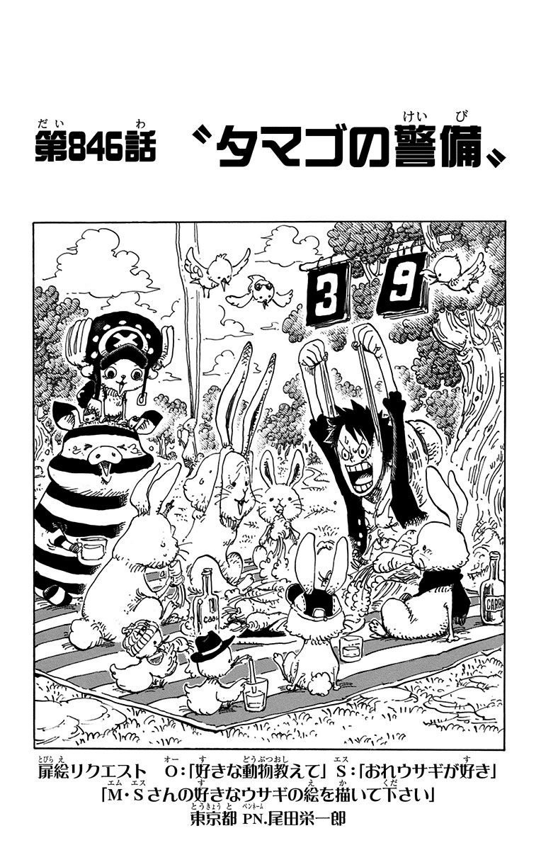 Chapter 846 One Piece Wiki Fandom