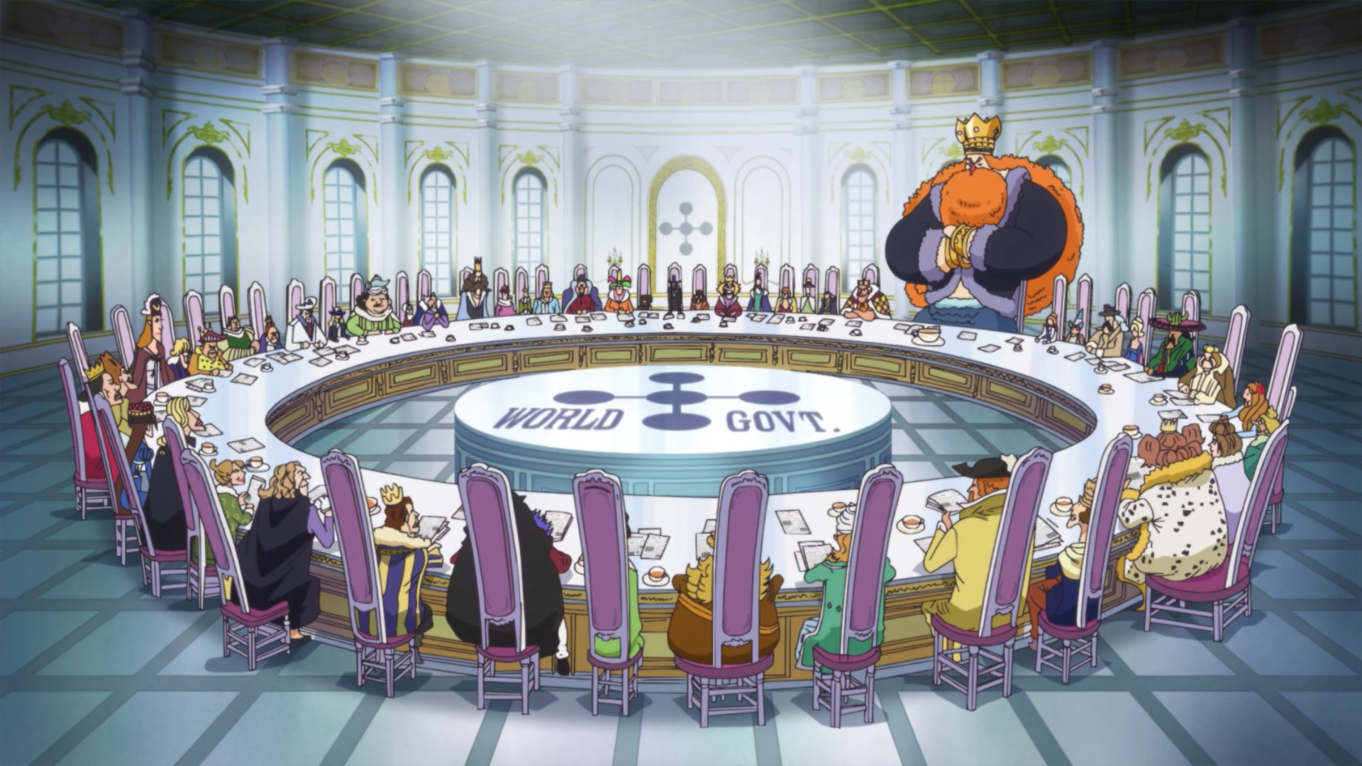 Como é composto o Governo Mundial, de “One Piece”?