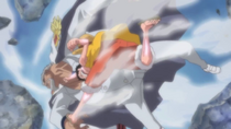 Luffy Hits Garp