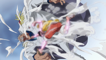 Luffy Hits Garp