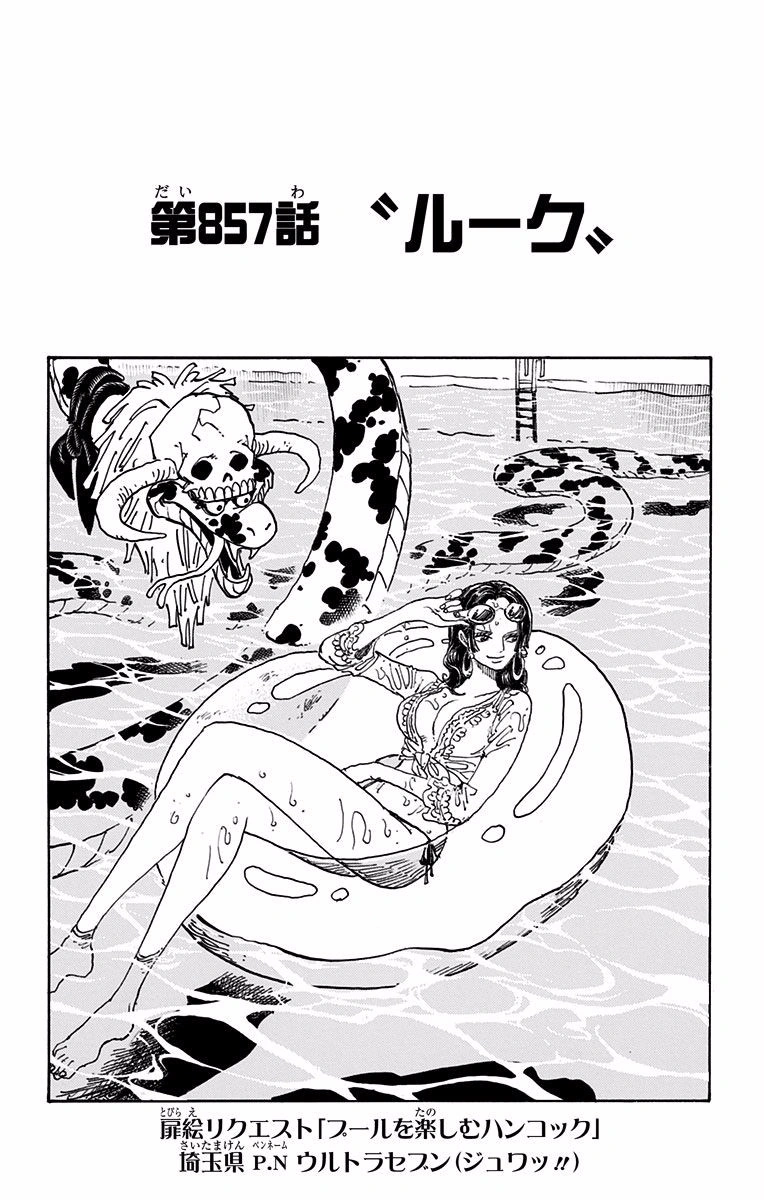 Chapitre 857 One Piece Encyclopedie Fandom