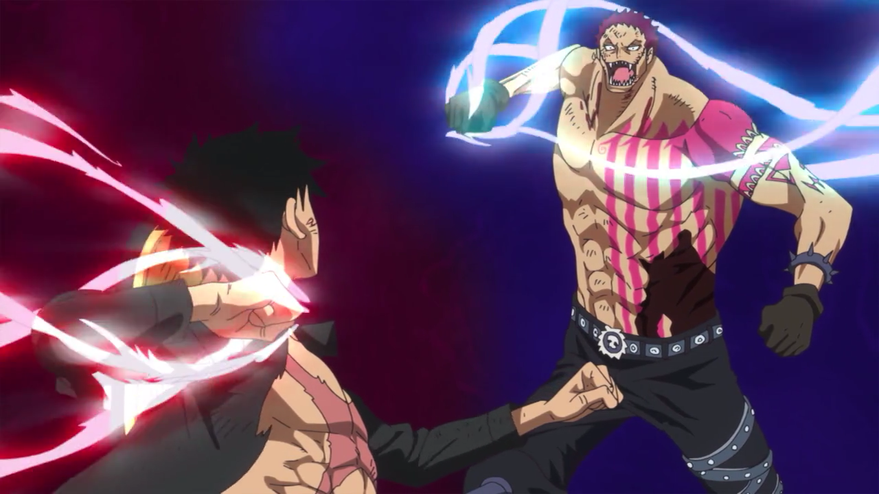 Luffy VS Katakuri#desenho