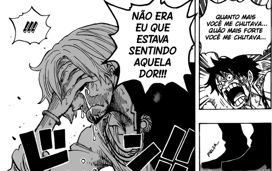 Shanks lembra de quando roubou a fruta atual de Luffy do governo mundi