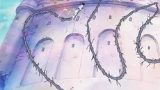 Дарума прогрызает стену Конфетной фабрики Биг Мам