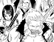 Smoker and Subordinates Arrive at Marineford