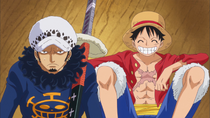 Law And Luffy On Their Way to Dressrosa