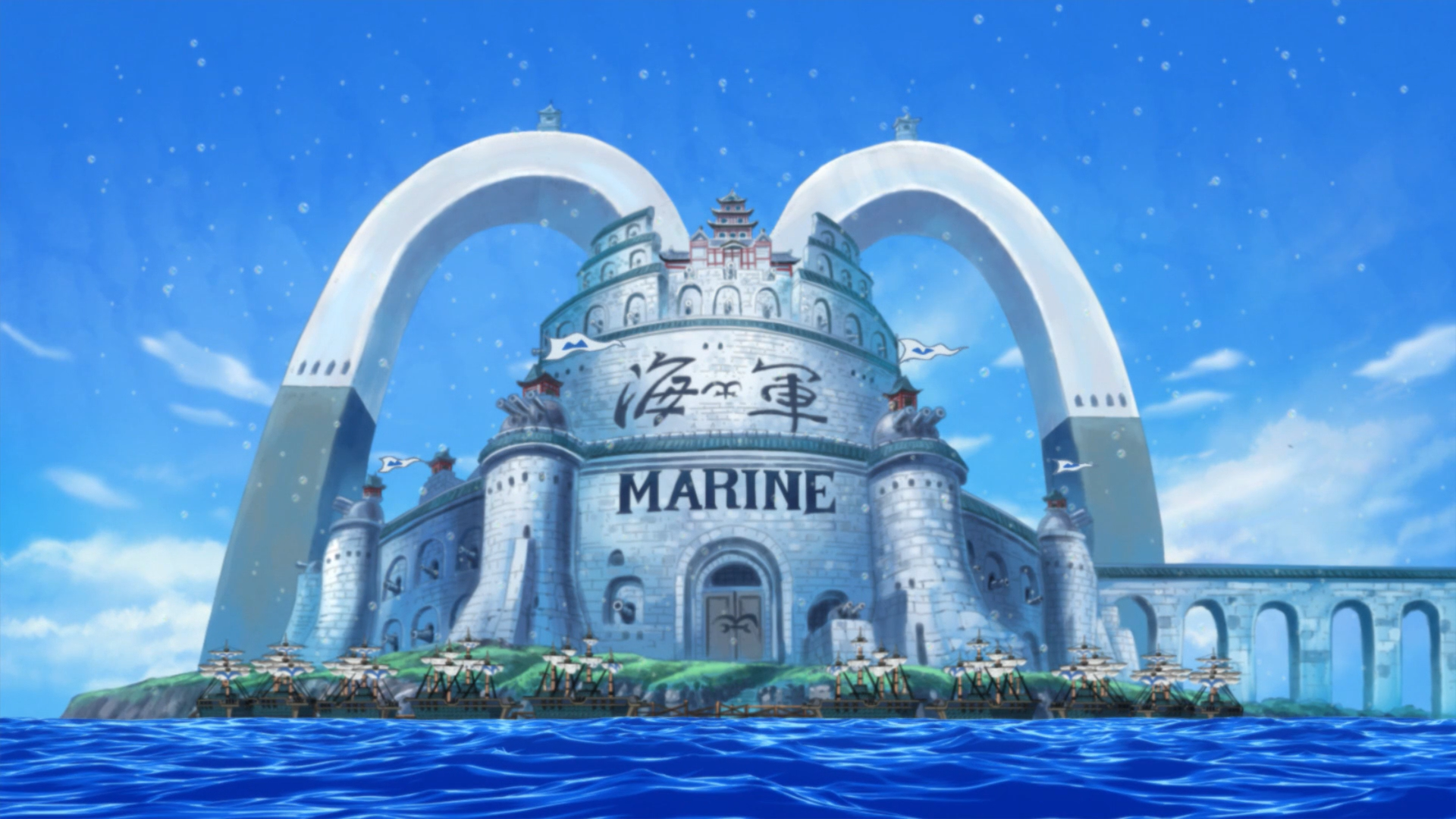 who opened the gate to navi hq one piece marineford war