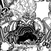 Jinbe golpea a Big Mom