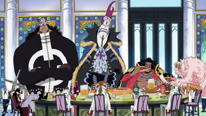 Five Shichibukai at Marineford