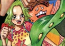 Camie and Pappag in One Piece Green