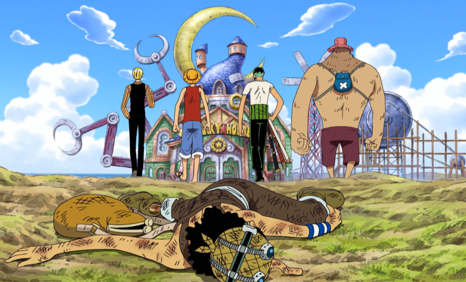 Franky vs Luffy  One Piece Film Gold Episode 0