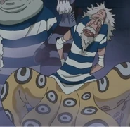 Hyouzou po nagłym zestarzeniu się przez sterydy energii.