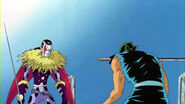 Zoro vs. Pin Joker.