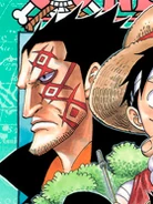 Dragon di manga berwarna.