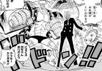 Sanji and Franky Protecting Children