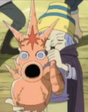 Dream joue de Noko pour endormir l'équipage de Luffy