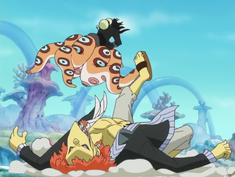 Hammond Easily Defeated by Luffy