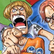 貝魯梅伯的漫畫配色 (接受訓練前)