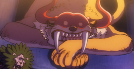 Neko Neko no Mi, modèle Tigre à dents de sabre Forme Animale Anime Infobox