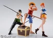 S.H. Figuarts Monkey D. Luffy Nami Zoro Romance Dawn