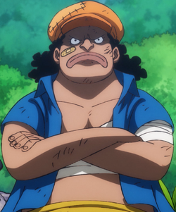 Barba Negra Timeskip é baseado no anime de One Piece