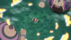 El ejército de Big Mom derrota a Luffy