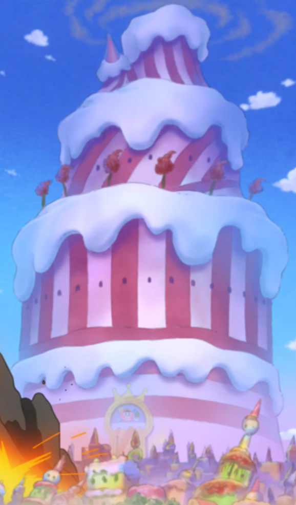 OC) Wholecake Island in the OG Anime Style : r/OnePiece