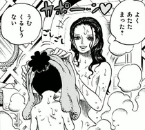 Robin Bathes Momonosuke