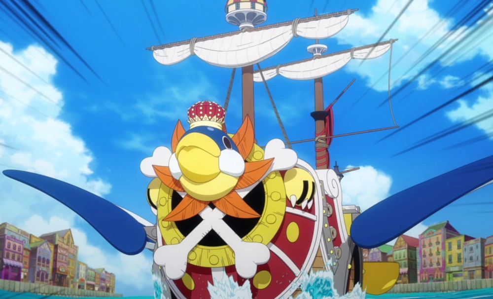 Figura 2 Mini Barco Thousand Sunny Y Going Merry One Piece