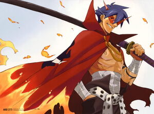 Kamina with sword