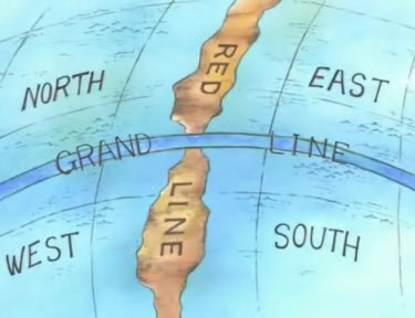 Grand Line map <>  •One Piece• Amino