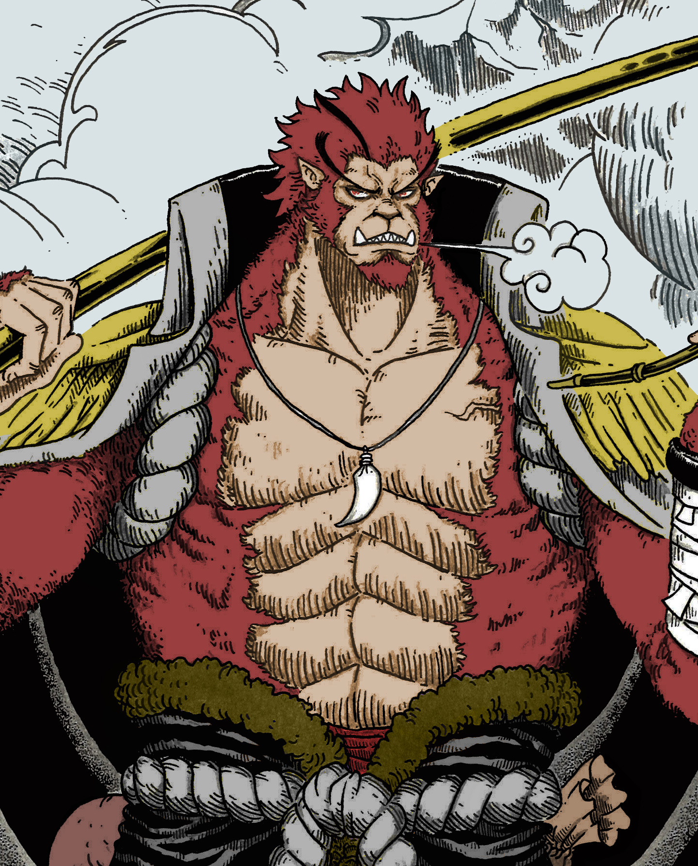 Kong: Marinheiro mais forte da história de One Piece.