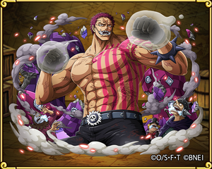 Portal Piece - (AVISO CONTÉM SPOILERS) Como um Três Generais da Doçura,  Katakuri exerce grande autoridade nos Piratas da Big Mom, ficando apenas  atras de sua Mãe. Como Ministro da Farinha, Katakuri