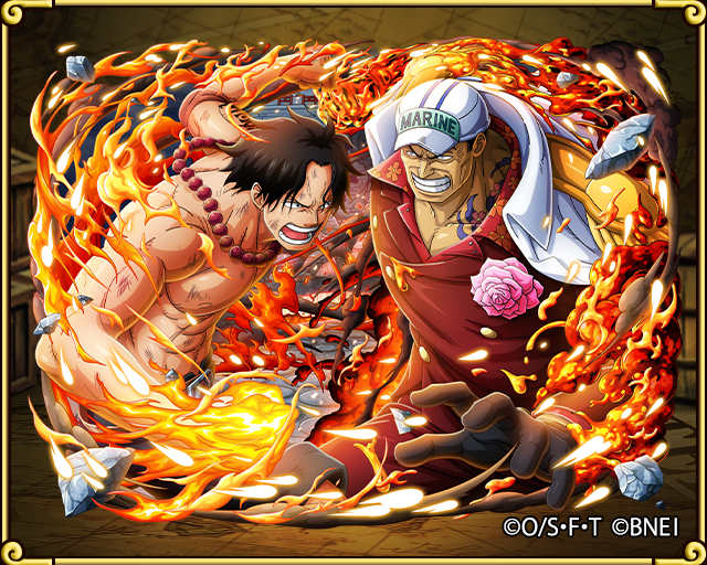 Ace VS Akainu Clashing Explosion One Piece Treasure Cruise Wiki Fandom