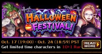 Halloween Festival One Piece Treasure Cruise Wiki Fandom Halloween Festival One Piece Treasure Cruise Wiki Fandom