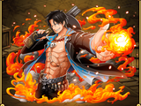 Portgas D. Ace Black Clad Flame Fist