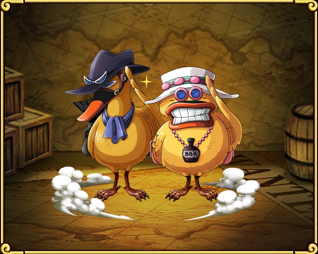 Cowboy and Bourbon Jr. Supersonic Duck Squadron | One Piece