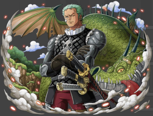 Roronoa Zoro Three-Sword Style Swordsman in Chainmail.