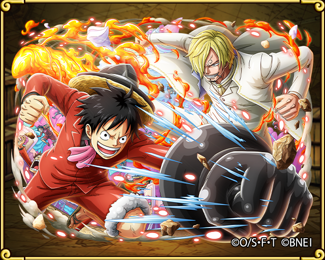 one piece luffy and sanji