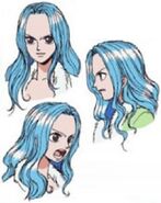 Vivi's face faults/expressions with loosened hair.