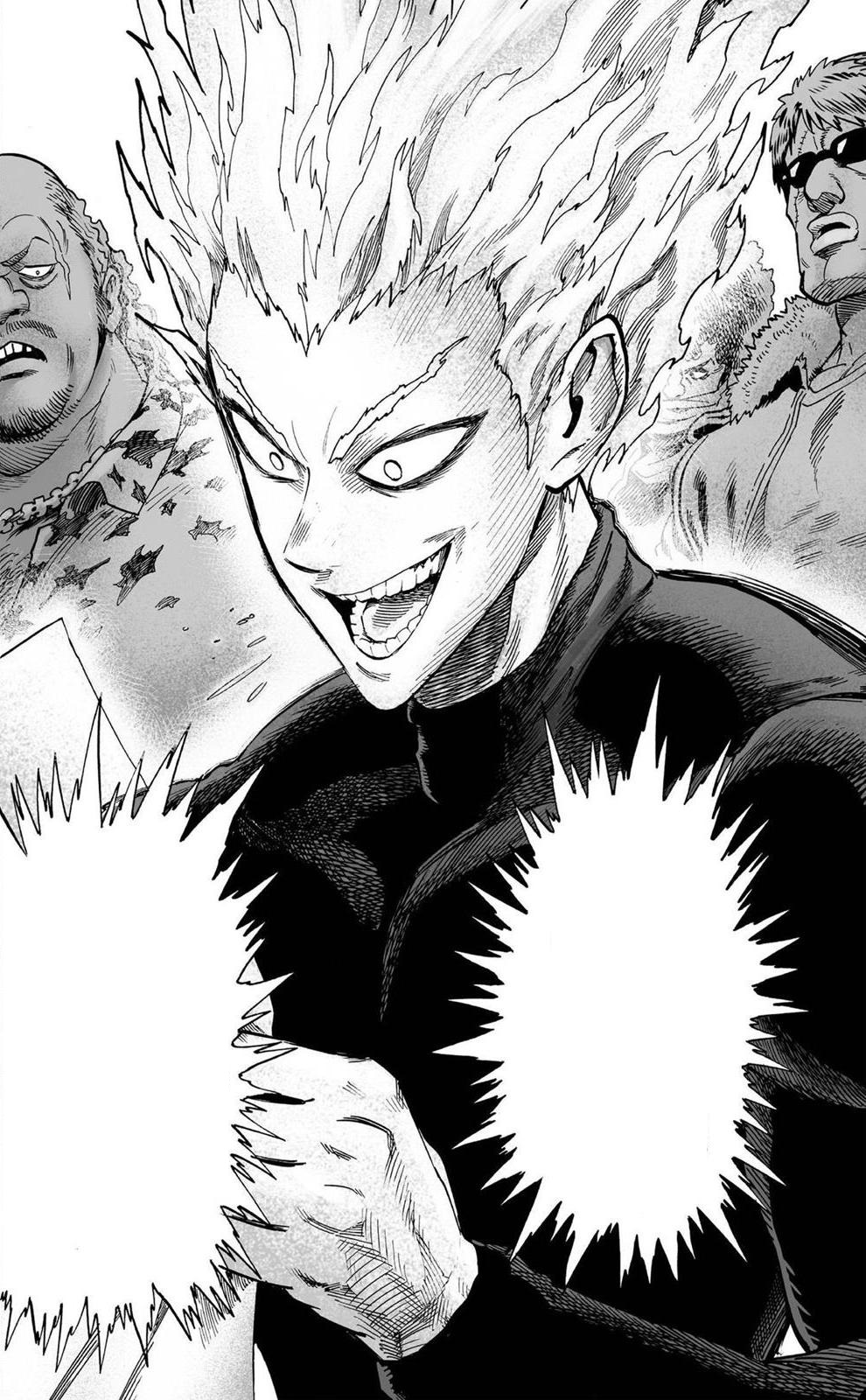 Manga Garou gets back at Webcomic Garou (referenced my AoT x OPM