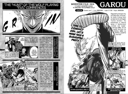 One Punch Man Chapter 164: Garou is becoming more like Dragon Ball's Goku  after each Saitama encounter