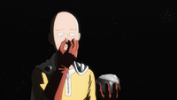 Saitama holds his breath on the moon with no difficulty