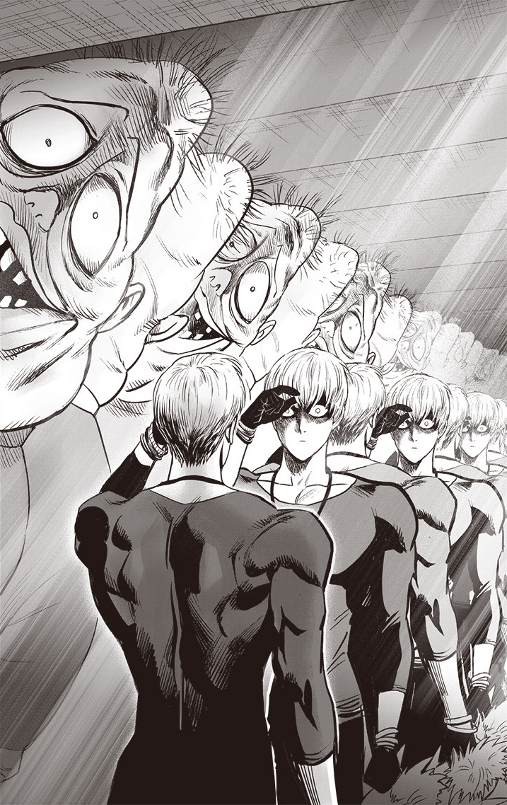 One Punch Man chapter 180: Tatsumaki and Saitama's fight concludes several conflicts across cities
