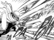 Saitama uses Consecutive Normal Punches.