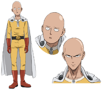 Saitama Anime Character Design