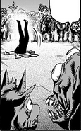 Several members watch Zombieman getting up. (Chapter 101)